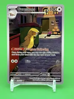 Pokemon TCG Gumshoos 153/132 Mega Evolution Secret Rare - Image 1