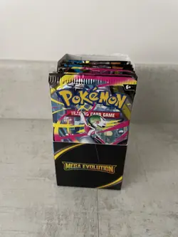 Pokemon TCG Mega Evolution Half Booster Box - 18 packs unsealed - Image 1