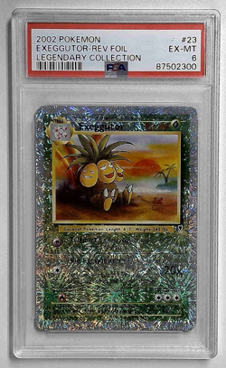 1x V1134: 2002: EXEGGUTOR-REV.FOIL: 23/110: LEGENDARY COLLECTION: PSA 6: EX-MT: - Image 1