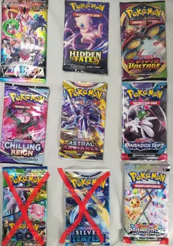 Pokemon Mega Mystery HIT PACK Booster Edition NR.40 GOD PACK LIGHT Karten Box - Image 2