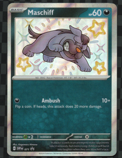 Maschiff #71 Pokemon Promo Baby Shiny TCG English NM SVP - Image 1