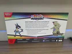 Sam's Club Pokemon Prismatic Evolutions LUCARIO ex & TYRANITAR ex TCG FOIL 820650856716 - Image 2