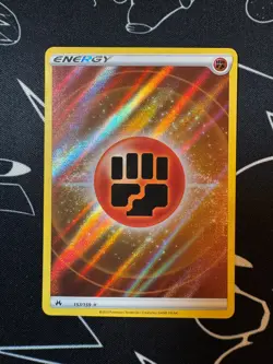 Fighting Energy 157/159 Pokemon TCG SWSH Crown Zenith Holo English - Image 1