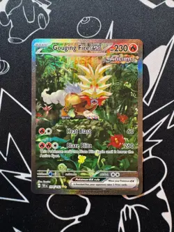 Gouging Fire EX 204/162 Pokemon TCG Temporal Forces Special Illustration Rare - Image 1