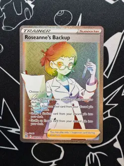 Roseanne's Backup 180/172 Pokemon TCG SWSH Brilliant Stars Secret Rare English - Image 1