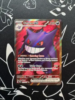 Gengar EX 193/162 Pokemon TCG S&V Temporal Forces Full Art Ultra Rare English - Image 1