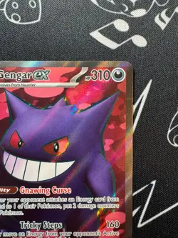 Gengar EX 193/162 Pokemon TCG S&V Temporal Forces Full Art Ultra Rare English - Image 5