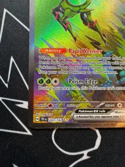 Iron Leaves EX 203/162 Pokemon TCG Special Illustration Rare Temporal Forces - Image 3