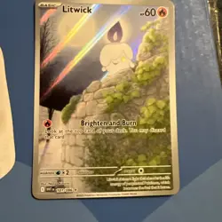 Litwick S&V: White Flare #101/086 Illustration Rare holo Pokemon TCG - Image 2