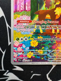 Sawsbuck 166/162 Pokemon TCG S&V Temporal Forces Illustration Rare English - Image 3