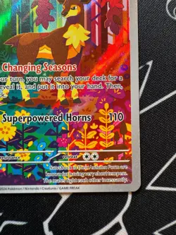 Sawsbuck 166/162 Pokemon TCG S&V Temporal Forces Illustration Rare English - Image 4