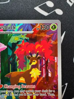 Sawsbuck 166/162 Pokemon TCG S&V Temporal Forces Illustration Rare English - Image 5