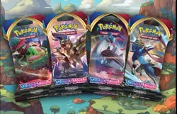 Pokemon TCG: Sword & Shield Sleeved Blister Packs X 4 (Art Set) - Image 1