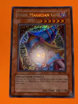 MISPRINT Dark Magician Girl MFC-000 Secret RARE Unlimited HOLO BLEED Damage Back - Image 1