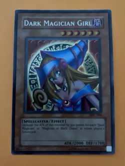 MISPRINT Dark Magician Girl MFC-000 Secret RARE Unlimited HOLO BLEED Damage Back - Image 3