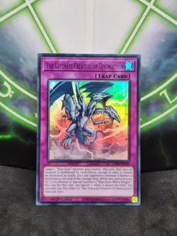 Yugioh The Ultimate Creature of Destruction LDS2-EN030 Blue Ultra Rare 1st Ed NM - Image 1