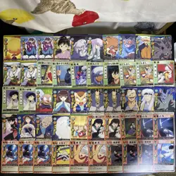 A502 Inuyasha Shamanic Talisman Battle Trading Cards 295 Card Lot Collectible - Image 2
