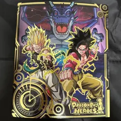 Dragon Ball Heroes Red Masked Saiyan BM8 SEC Rare Trading Card 2000 - Image 1