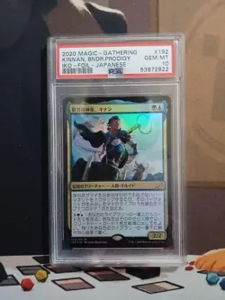 Kinnan Bonder Prodigy PSA 10 Foil Japanese MTG Ikoria 2020 #192 GEM MINT - Image 1