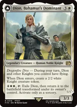 Dion, Bahamut's Dominant - 16 - FINAL FANTASY FIN - MTG - Image 1