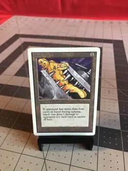 Vintage 1993 MTG Unlimited Edition Black Vise Card - Image 1