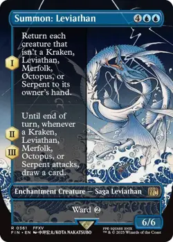 Summon: Leviathan (Borderless) - 361 - FINAL FANTASY FIN - MTG - Image 1