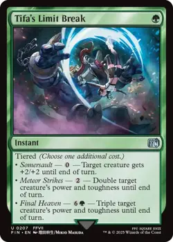 Tifa's Limit Break - 207 - FINAL FANTASY FIN - MTG - Image 1