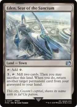 Eden, Seat of the Sanctum - FOIL - 277 - FINAL FANTASY FIN - MTG - Image 1