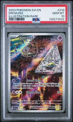 PSA 10 Pokemon Drowzee IR 210/198 Scarlet & Violet Base set GEM MINT 💎 - Image 1