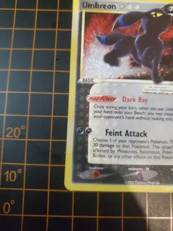 Umbreon Gold Star 17/17 Celebrations Holo Pokemon TCG NM With Hard Case - Image 5