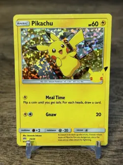 2021 POKEMON TCG PIKACHU - HOLO McDONALD'S COLLECTION 25TH ANNIVERSARY PROMO - Image 1