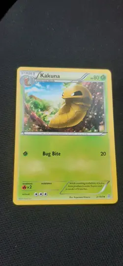 Kakuna 2/160 XY Primal Clash Uncommon Regular Pokemon Card TCG Trading Card Game - Image 1
