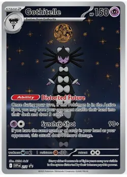 Gothitelle 2025 Pokemon Scarlet & Violet Promo Cards #211 Black Star Promo - Image 1