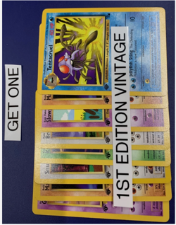 1st Edition -AND Rares -Old Pokemon Cards - 100% Vintage Pack - ONLY WOTC - Image 3