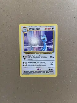 Dragonair 18/102 Non Holo Rare Base Set Unlimited 1999 WOTC Pokemon Card NM - Image 2