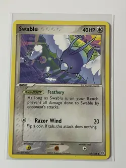 Pokemon TCG Swablu 67/106 Emerald Common card Normal Moderate Play MP - Image 1