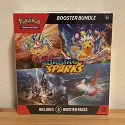 Pokemon TCG Surging Sparks Booster Bundle Box 6 Booster Packs New Factory Sealed - Image 1