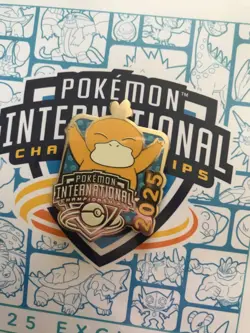 Psyduck 2025 EUIC Pokemon Pin Center Europe International Championships London - Image 3