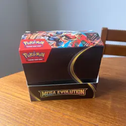 Mega Evolution EMPTY Booster Box Pokemon TCG Collector Display Box No Packs - Image 1