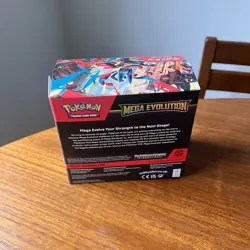 Mega Evolution EMPTY Booster Box Pokemon TCG Collector Display Box No Packs - Image 2