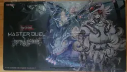 YUGIOH OFFICIAL ELZETTE AZAMINA OF THE WHITE FOREST GAME MAT MD CHALLENGER CUP - Image 1