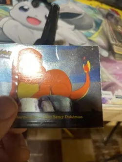 EP11 Charmander - The Stray Pokemon Holo Pokemon Topps Series 2 Card Dam - Image 3