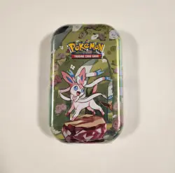 Pokemon Prismatic Evolutions Sylveon TCG Mini Tin Sealed Plus Sylveon Foil Card - Image 2