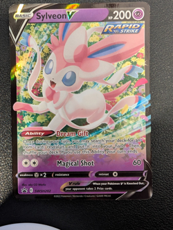 Sylveon V SWSH202 Ultra Rare Holo Black Star Promo Pokemon Card - Image 1