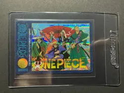 Luffy ONE PIECE Visual Adventure Holo Rare Card TCG Japanese 2000 Vintage #28 AI - Image 1