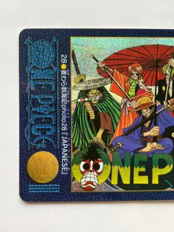 Luffy ONE PIECE Visual Adventure Holo Rare Card TCG Japanese 2000 Vintage #28 AI - Image 3