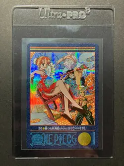 Nami ONE PIECE Visual Adventure Holo Rare Cards TCG Japanese 2000 Vintage #26 AI - Image 1