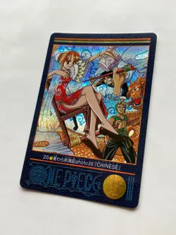 Nami ONE PIECE Visual Adventure Holo Rare Cards TCG Japanese 2000 Vintage #26 AI - Image 5