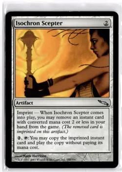 Isochron Scepter Mirrodin 188 LP x1 MTG Magic: the Gathering - Image 1