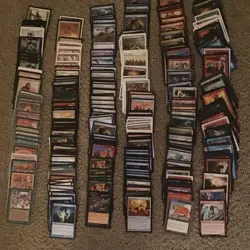 Magic the Gathering MTG Vtg Lot 350 Cards Estate As Found Not Searched See Photo - Image 1